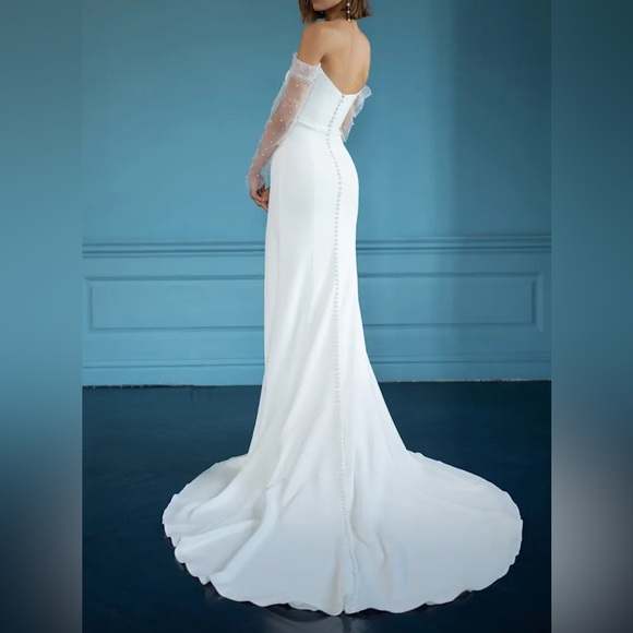 Jenny Yoo Wedding Alexandra with a Slit - Picture 2 of 4